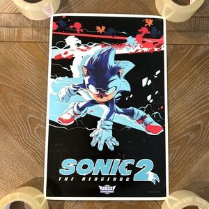 2022‎ Sonic The Hedgehog 2 Limited Edition 18x12in Wall Poster Print